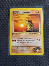Brock's Sandshrew 72/132 - Gym Heroes - 1st Edition - WOTC - NM on eBay