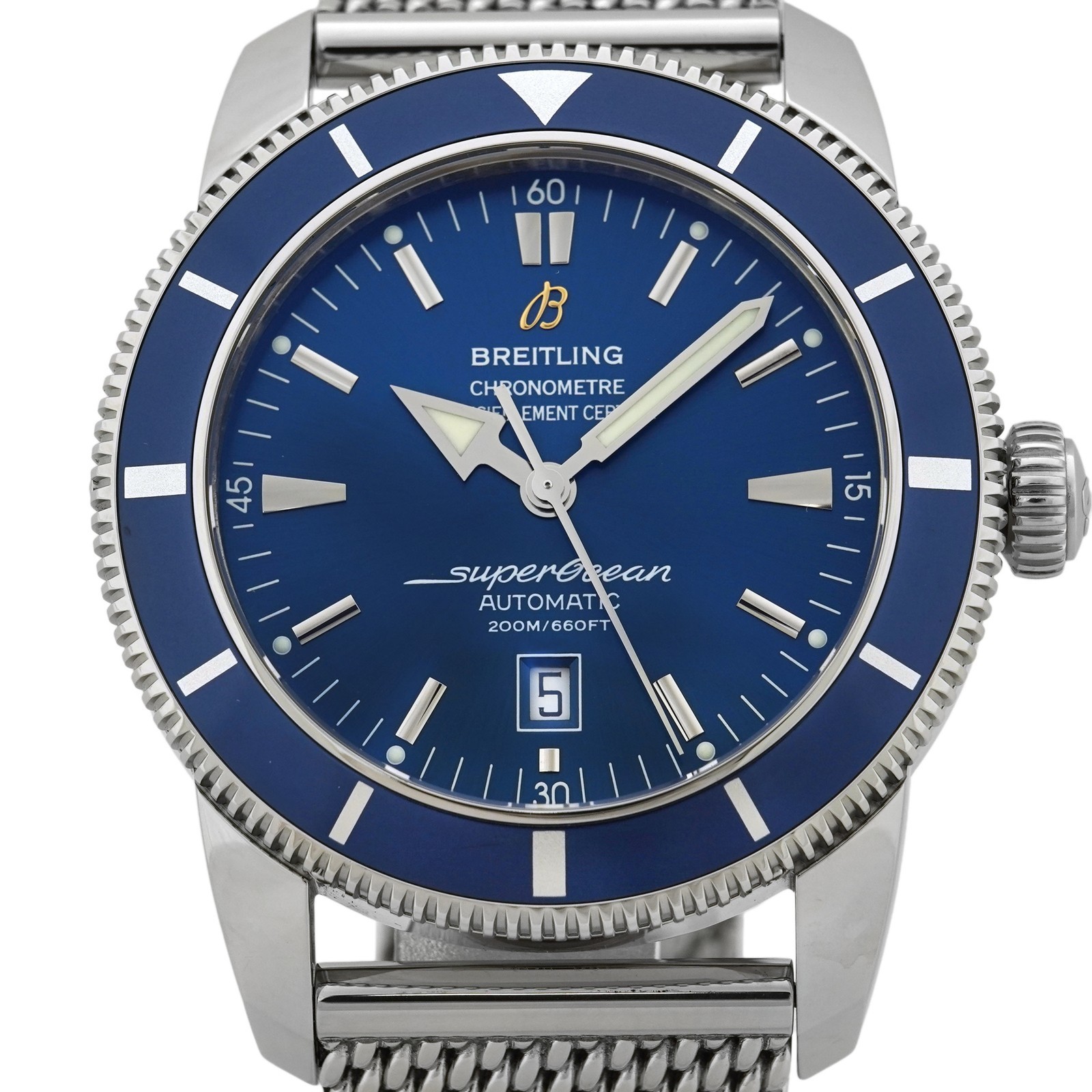 BREITLING Super Ocean Heritage A17320 Automatic Blue Dial Men