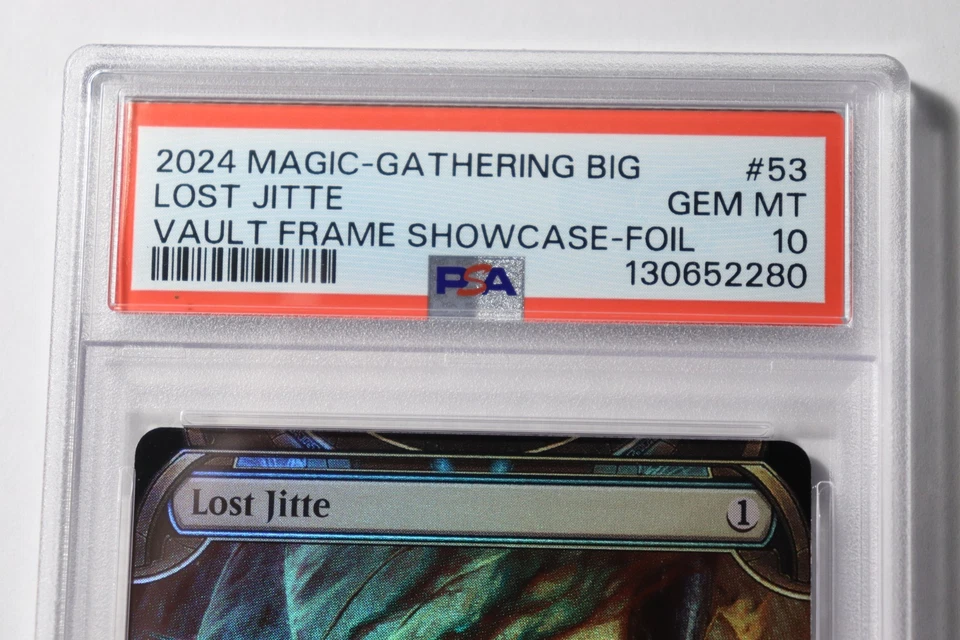 PSA Gem-10 Lost Jitte BIG Score #53 Vault Frame Showcase Foil MTG Low Pop - Image 3 of 4