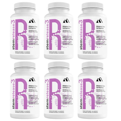 StemRelease3 SRE by StemTech 60 Capsules Advanced Stem Cell (Bundle of 6)