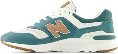 New Balance 997H v1 Men s Classic Sneakers, Sea Salt/New Spruce/Walnut, 9.5 M