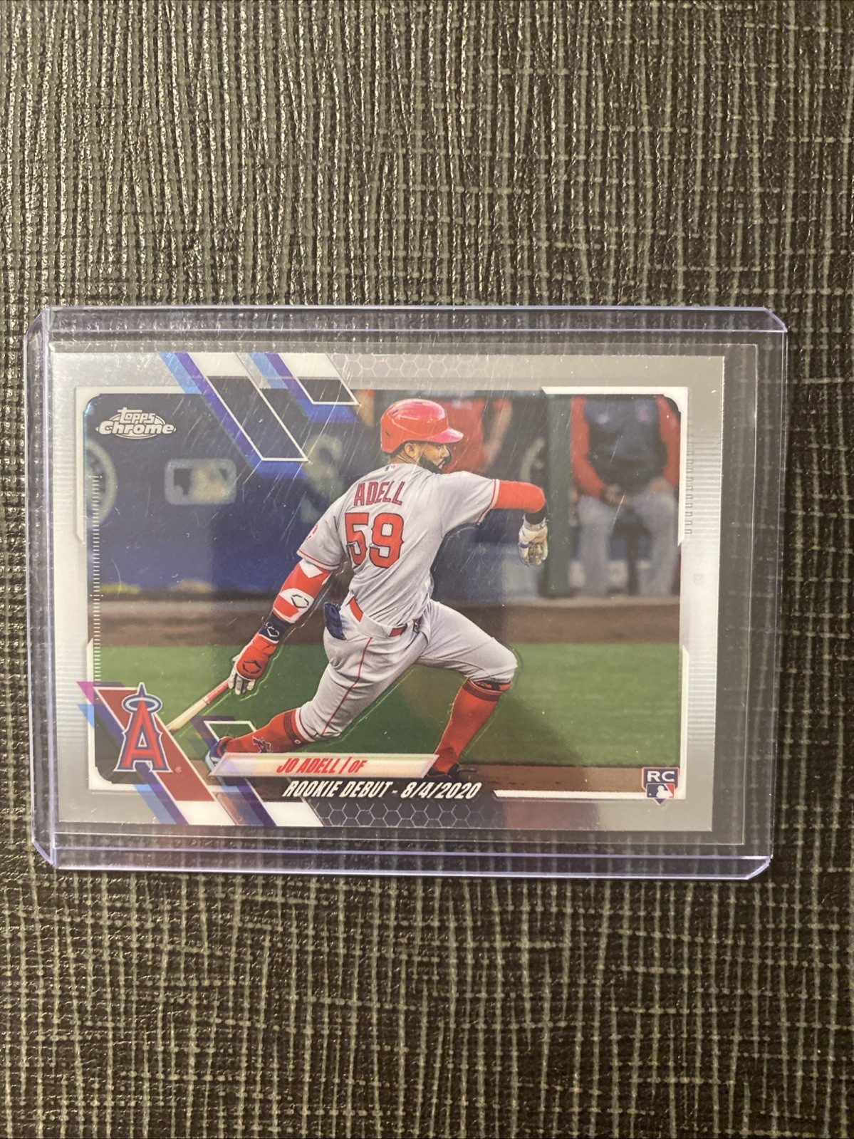 Jo Adell MLB Debut Rookie RC 2021 Topps Chrome Update Card #USC40 LA Angels