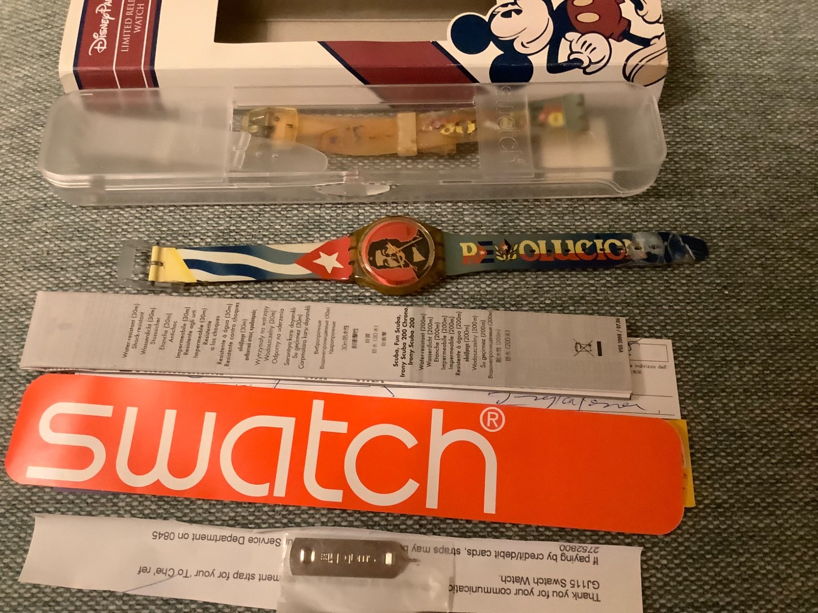 Swatch Regular model 1995 TO CHE GUEVARA Part number GJ115