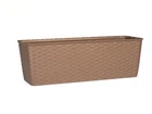 Stefanplast Plastic Planter Box Natural 40 cm Tortora