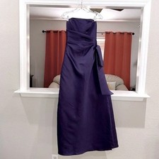 Long Formal Purple Bridesmaids Prom Maria Lee by Madeline Gardner Dress Size 7/8