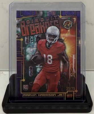 Topps Resurgence Marvin Harrison Jr. Cardinals /75 RC Circuit Breakers CB-1