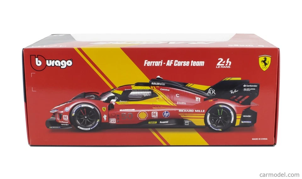 BBURAGO FERRARI 499P #50 24H LEMANS 2024 WINNER - 18-16303 SCALA 1:18 - Immagine 3 di 4