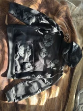 Denim Tears Cotton Wreath Hoodie Sweatshirt Sweater Black Monochrome Size Medium