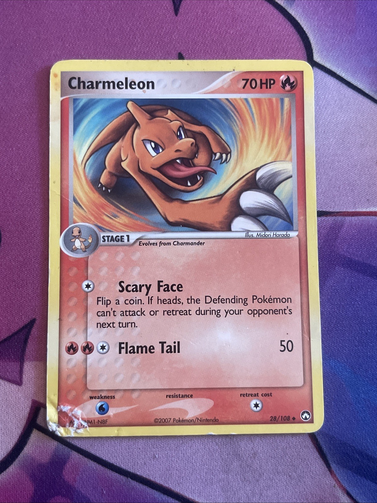 Pokemon TCG Charmeleon 28/108 Power Keepers