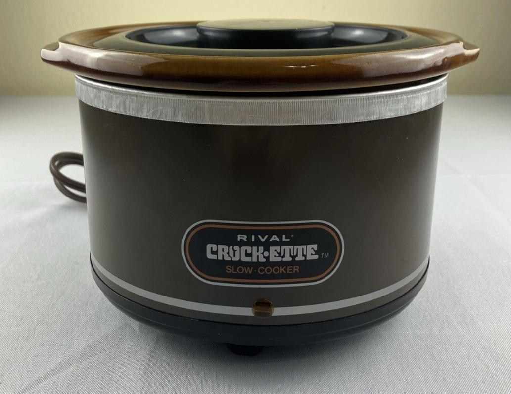 Rival Crock-ette Slow Cooker Mini Crock Pot 1 Qt Model 3200/2 Brown