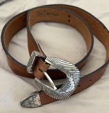 vintage western belts for men 34