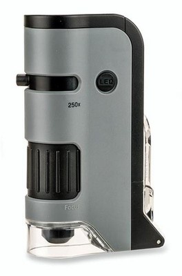 Carson MicroFlip MP-250 Taschenmikroskop 100-250x