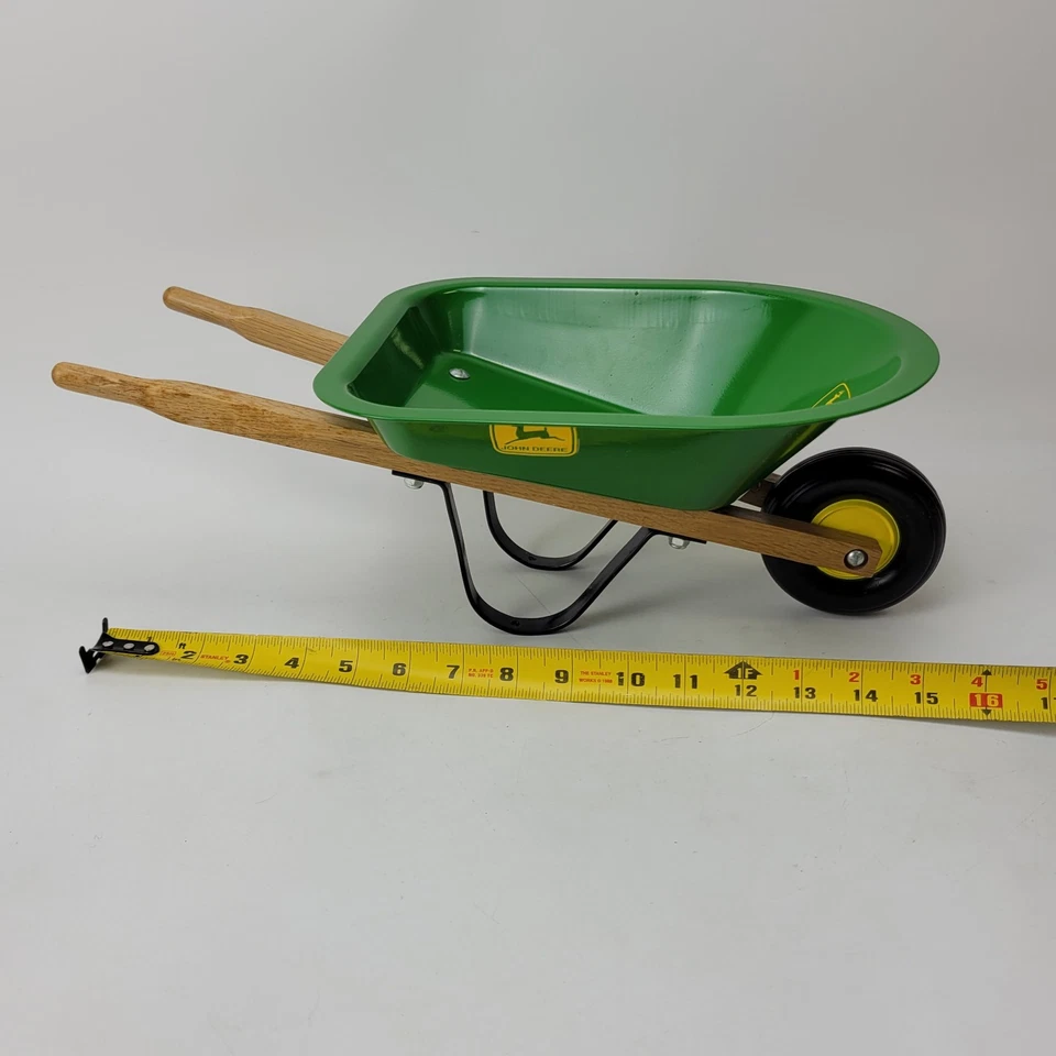 John Deere Kids Steel Wheel Barrow 16 1/2" X 5 1/2" - Image 2 of 4