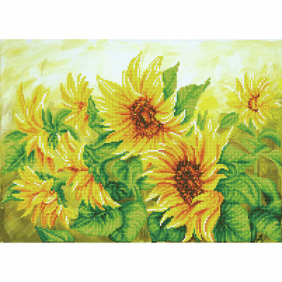 Diamond Dotz - Diamond Painting Kit - Hazy Daze Sunflowers Design - Intermediate
