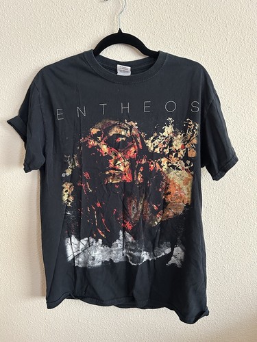 Enthios Metall Rock Grafik T-Shirt schwarz Herren Medium