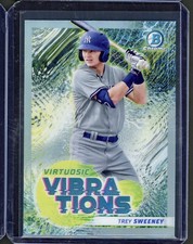 2022 Bowman Baseball Yankees TREY SWEENEY 'Virtuosic Vibrations' Prospect Insert