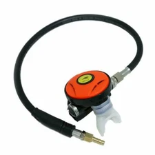 Scuba Second 2nd Stage Regulator & PVC Octopus Hookah Mouthpiece Diving Equip