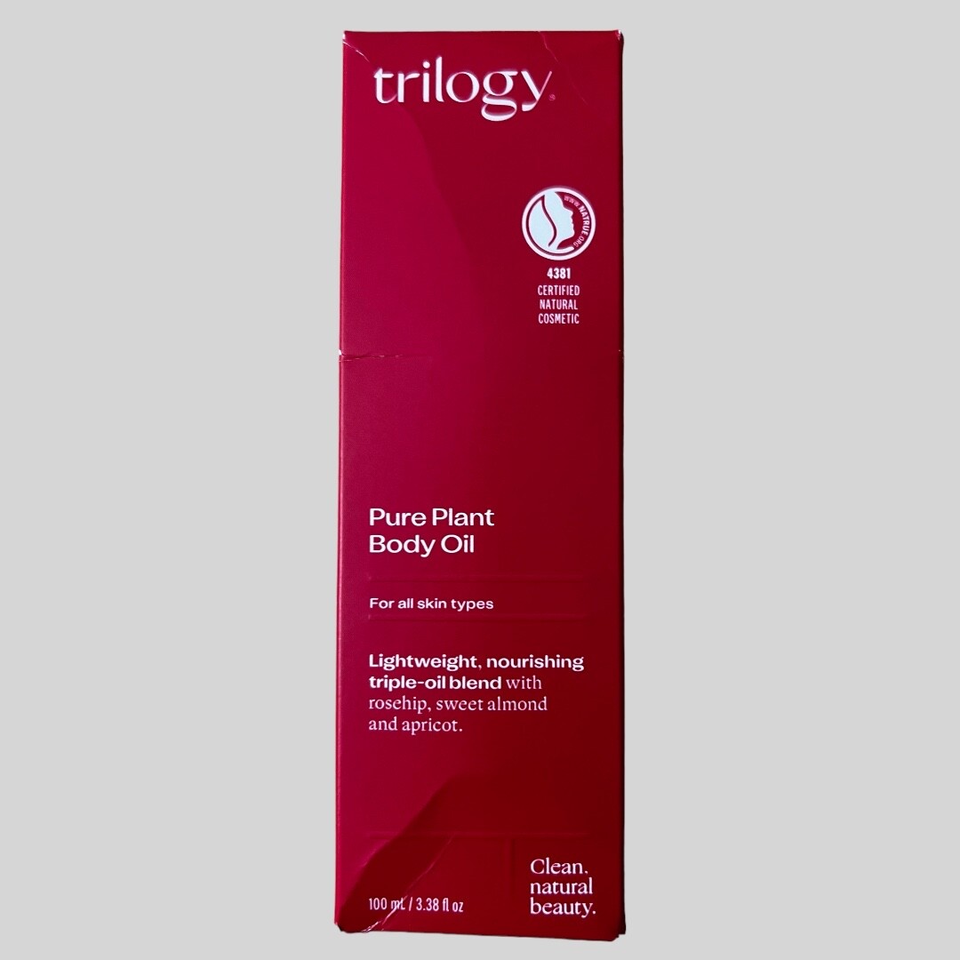 TRILOGY Pure Plant Body Oil, Nourishing Blend for Smooth Skin, 3.38 fl oz NWT