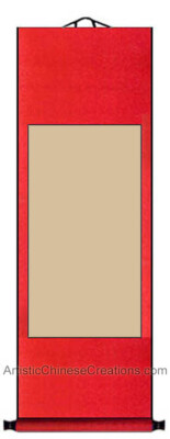 Blank Chinese Wall Scroll Chinese Art Supplies Premium Quality Blank Scroll