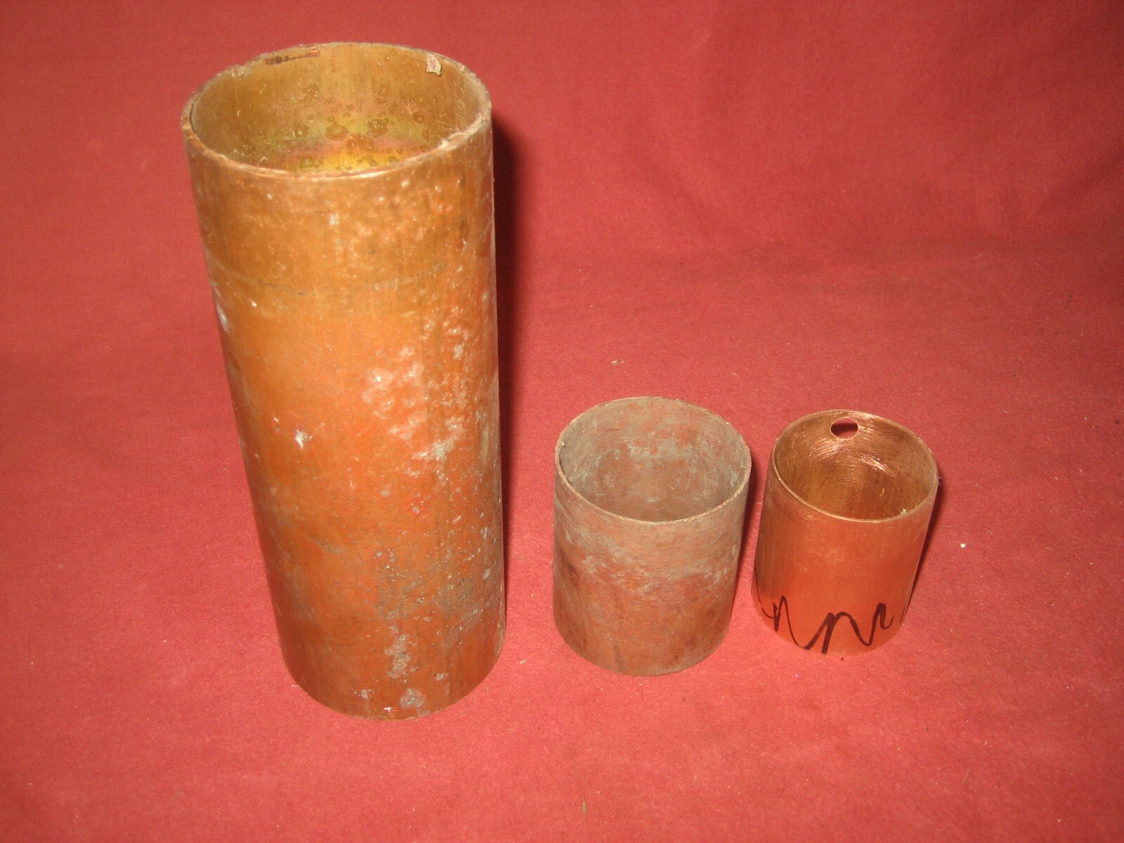 Copper pipe offcuts model making 67mm 54mm 48mm eBay