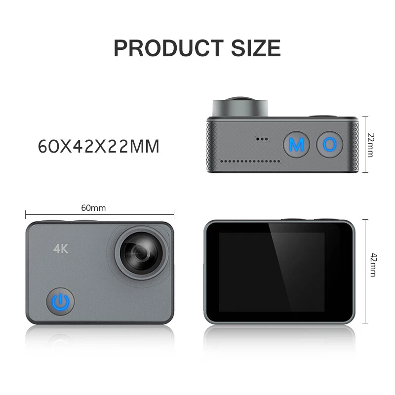 Brand New Waterproof Sport Camera Action Cam 4k Video Camera 4k Camera Action - Image 4 of 4