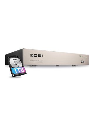 ZOSI 3K Lite 8 Channel Hybrid 4 in 1 HD TVI CCTV DVR AI Human/Vehicle Detecti...