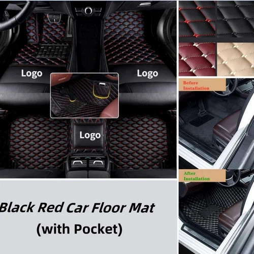 For Smart Fortwo-Forfour All Models Car Floor Mats Custom Liners No-Slip Carpets - Imagen 33 de 36