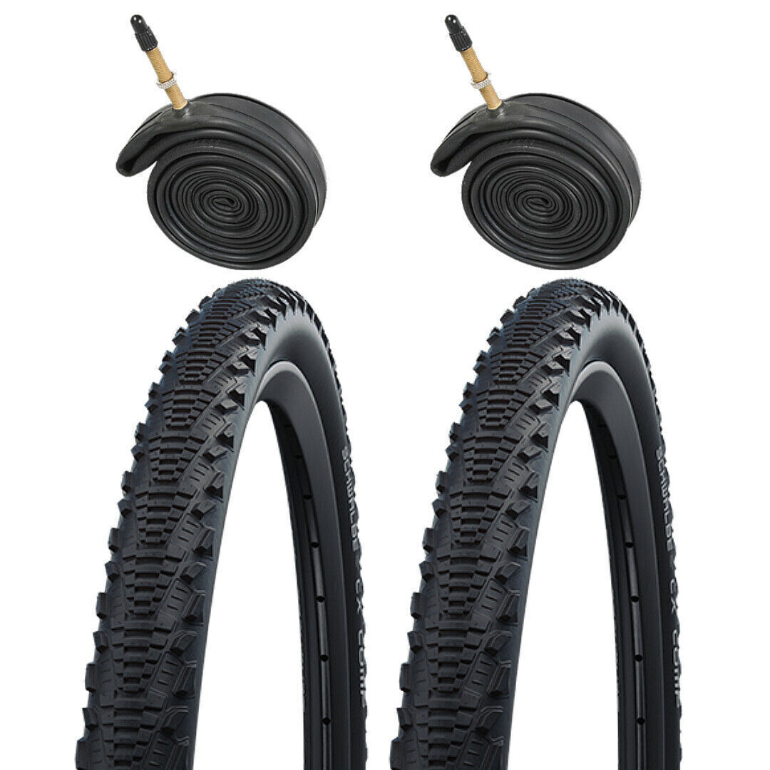 SCHWALBE CX COMP BIKE CYCLE TYRES + Tubes 28" (700x35c/38c) MTB FAST