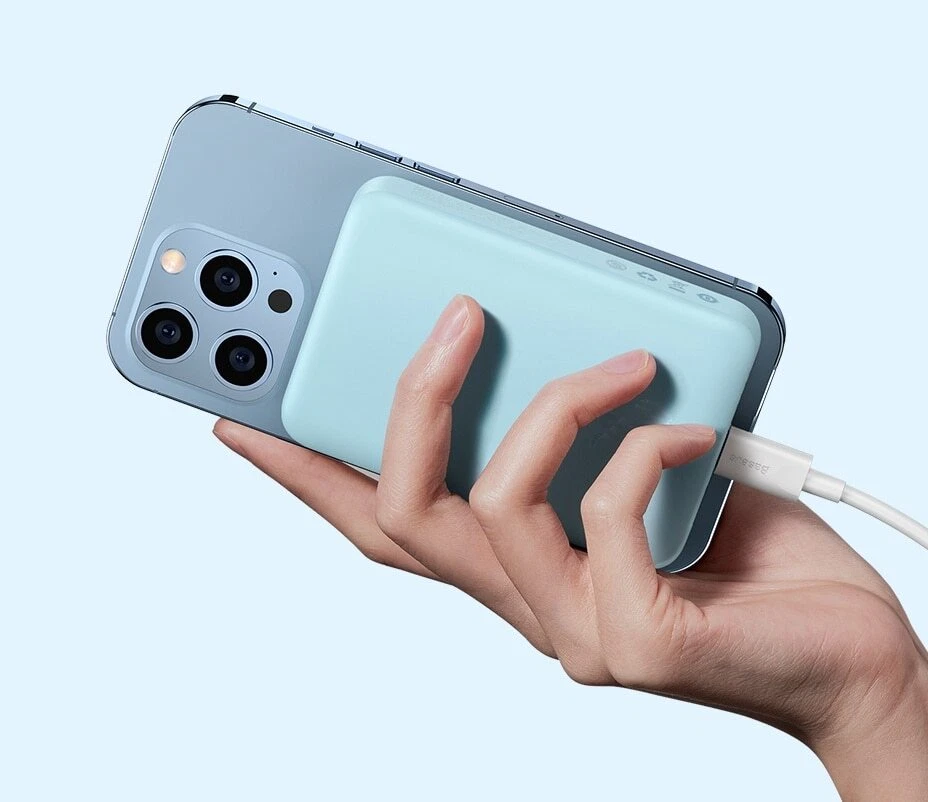 10000mAh Magnetic Wireless Fast Charge Power Bank with Auto-Wake