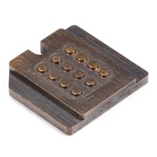 CAMERA FLASH SHOE MOUNT COVER DUST CAP BRONZE 4 LEICA M4 M6 MP / LM-SH-D3-64P-D
