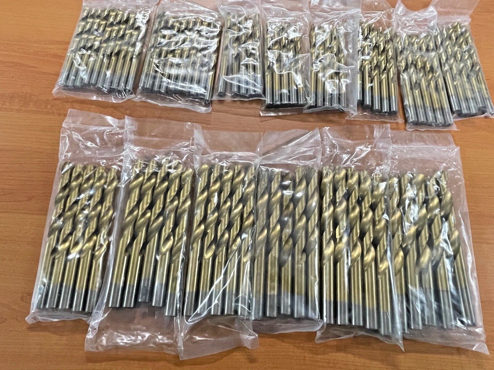 1mm-14mm 티타늄 코팅 드릴 비트 10개입, 직선형 생크, 목재 및 연질 금속용 2