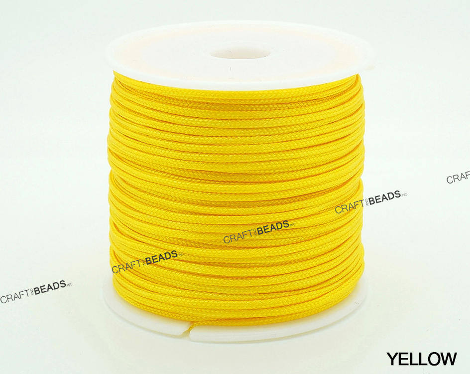1mm & 1.5mm Chinese Knot Nylon Macrame Cord For Shamballa Bracelets & Beading - Choose Your Color 5 thumbnail image