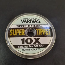 Varivas 10X 1.2lb Super Tippet Leader Material 30 Meter Spool Monofilament