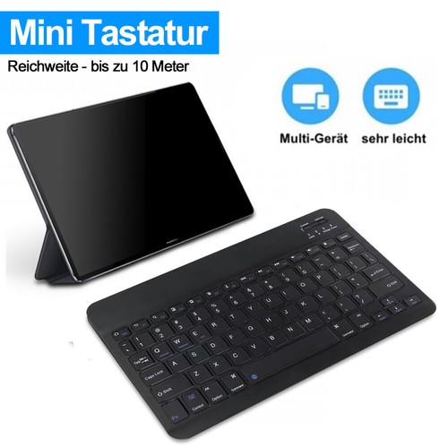 Deutsche Wireless Tastatur kabellos Keyboard Inkl. Funk Maus Für PC Handy Tablet - Bild 3 von 33