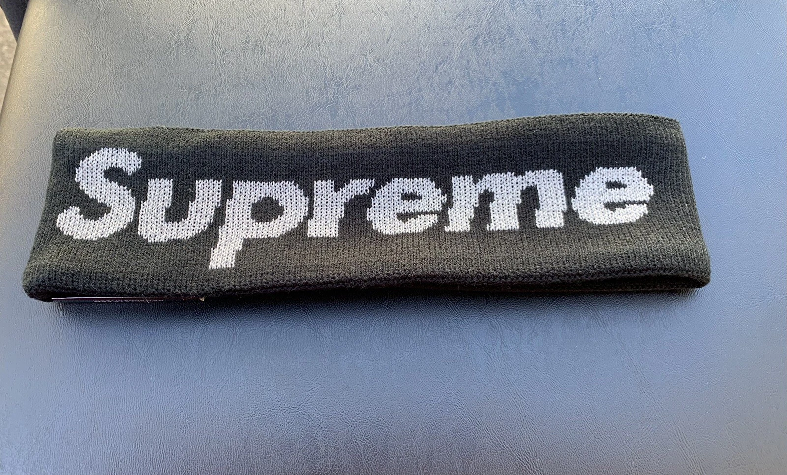 CHAPEAU BANDEAU SUPRÊME NOUVELLE ÈRE BOÎTE LOGO BANDEAU noir non réfléchissant