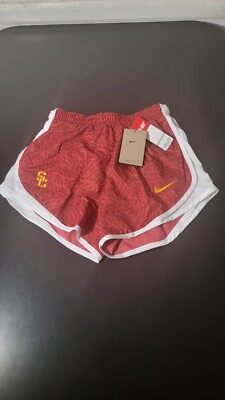 Nike USC Trojans Womens Running Tempo Shorts - Size XS (DA3848-698)