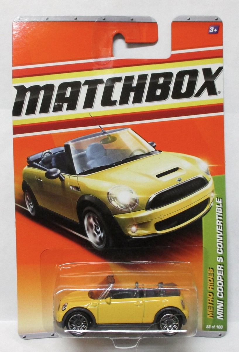 2010 MATCHBOX MINI COOPER S CONVERTIBLE YELLOW METRO RIDES | eBay