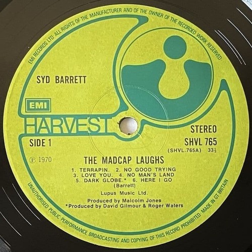 Syd Barrett - The Madcap Laughs (LP) (VG+/G++) - Picture 2 of 2