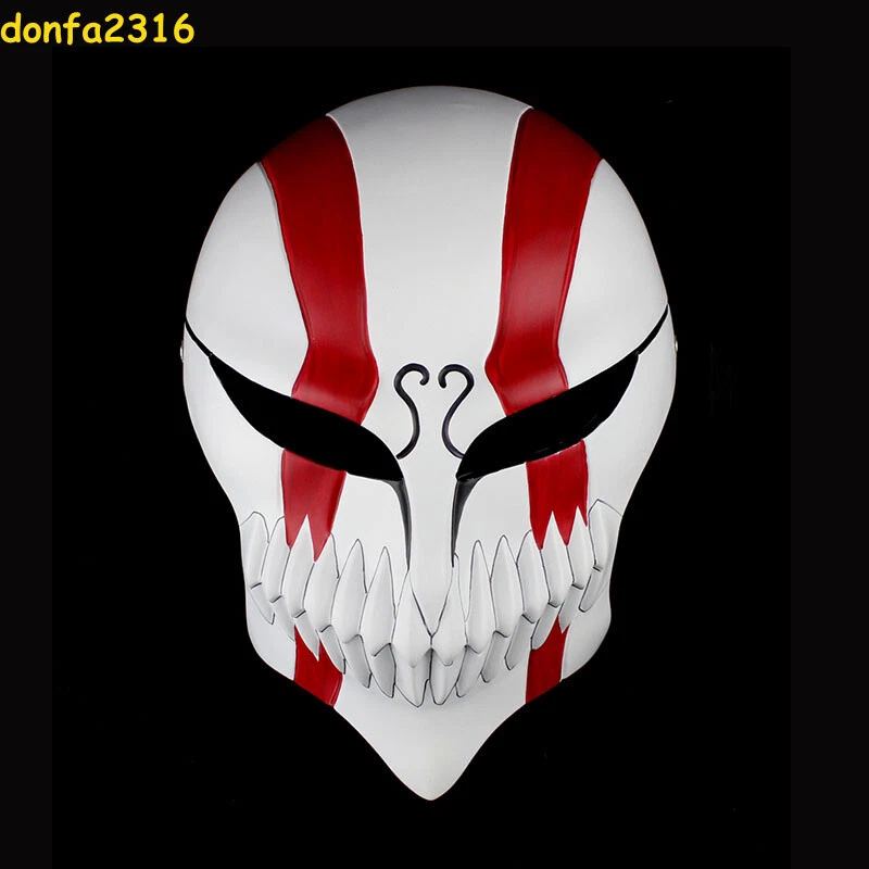 Bleach Ichigo Kurosaki Bankai Resin Mask Halloween Cosplay Prop Accessories Gift - Image 2 of 4