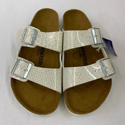 birko flor birkenstock magic snake white