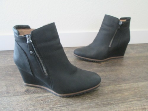 Haley Ankle Boot Black Nubuck 