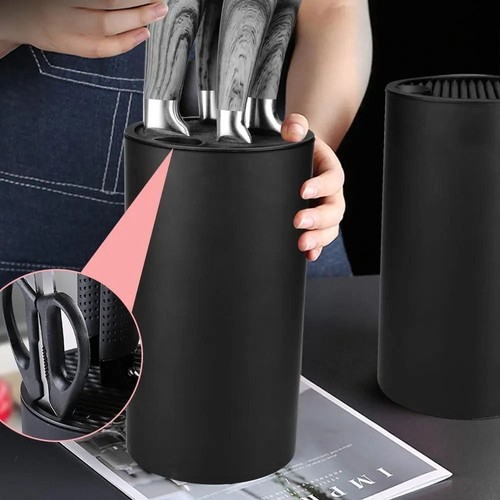 Round Knife Storage Rack PP Plastic Utensil Stand Ceramic Knife - Picture 4 of 14