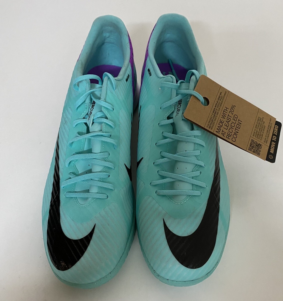 Nike Zoom Vapor 15 Academy IC Men Sz 11 Hyper Turquoise