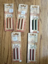 Conte A Paris Sketching Crayons 5 packs of 2 - 4 x Sanguine 2350, 1 x Black 2361