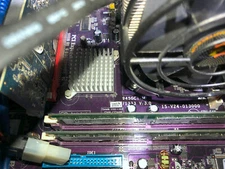 ECS 945GCT-M/1333 V3.0 Intel E8600 3.33Ghz Core2Duo 4GB Ram Rare Sunbeam Cooler