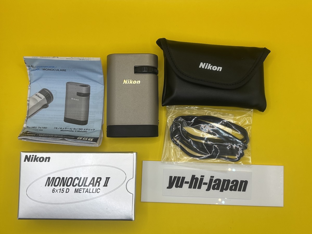 Nikon Multifunction Monocular II Metallic 6x15D MIJ 6x Monocular +