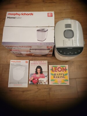Morphy Richards Homebake Brotbackautomat, plus 2 Backbücher 