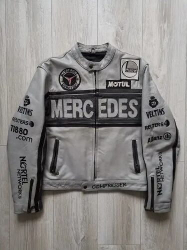 Mercedes Benz Automotive fashion, F1 Jacket, Motor sport fashion Racing Jacket - Afbeelding 1 van 7