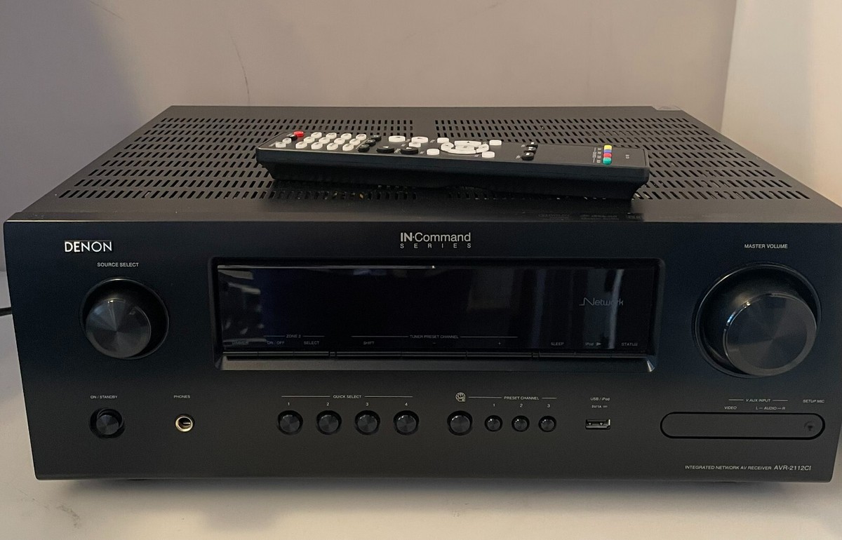 Denon AVR 2112CI 7.1 Channel HDMI Streaming Receiver 90W, NEW