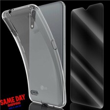 Funda protectora de pantalla de vidrio templado TPU suave para Boost Mobile LG K22 LM-K200TM